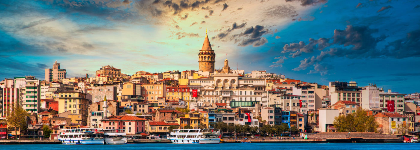 Skyline view of Istanbul, Turkey