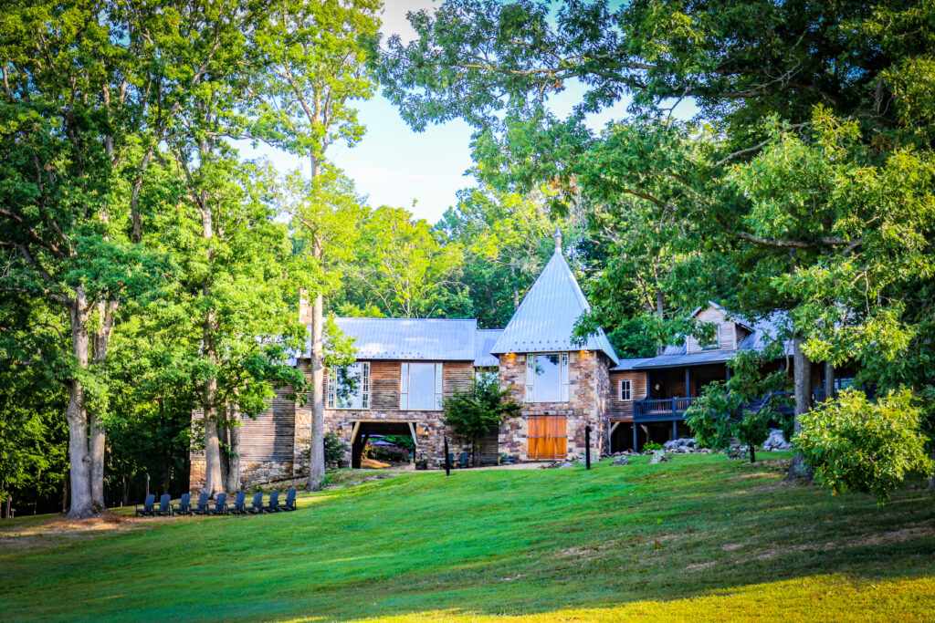 Building at Ecco Adesso Vineyards in Lexington, Virginia, United States