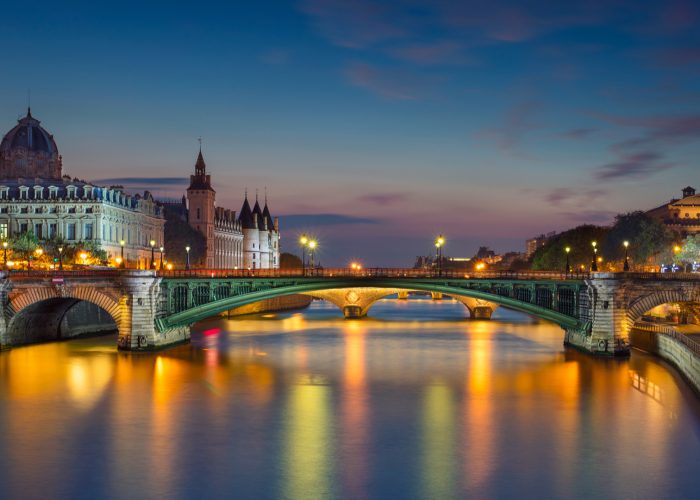 Paris France Riverside View